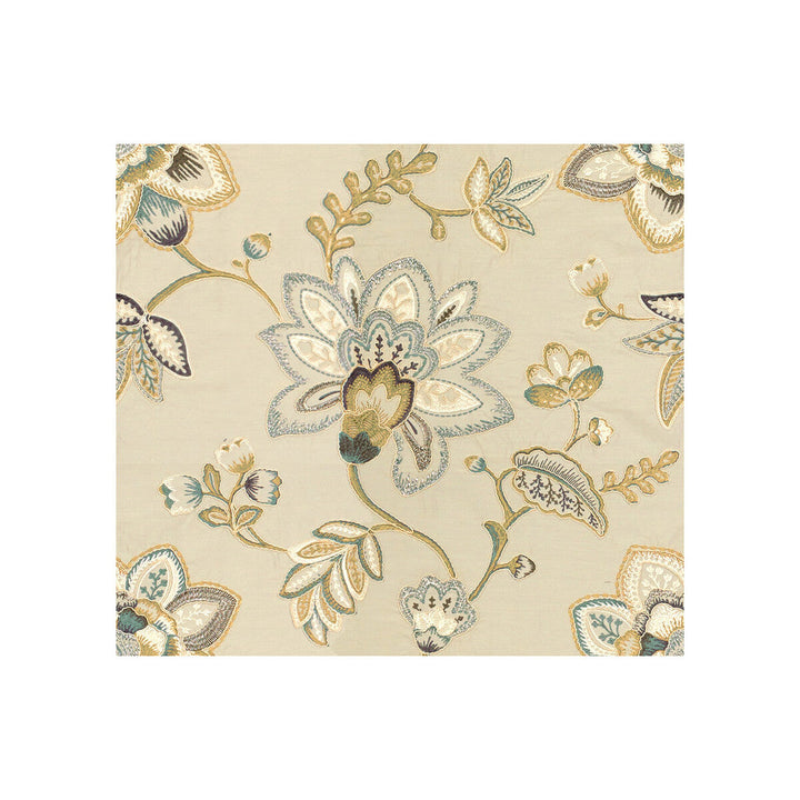 Gilded Plaza Platinum by Kravet Couture Designer Fabric MODERN LUXE COTTON - 59%;BEMBERG - 41% India Horizontal: 25 and Vertical: 23 50 - Swanky Fabrics -