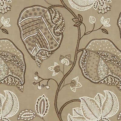 Handmade Floral Smoked Pearl by Kravet Couture Fabric
