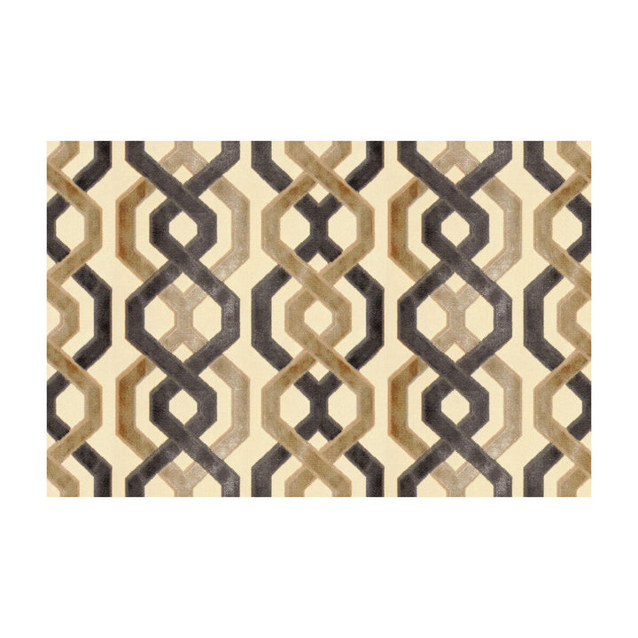 Modern Enclave Smoked Pearl by Kravet Couture Designer Fabric MODERN LUXE VISCOSE - 55%;COTTON - 45% India HEAVY Horizontal: 13 and Vertical: 8.5 54 - Swanky Fabrics -