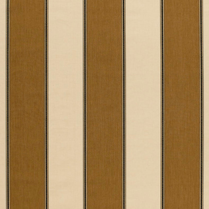 Lambeth Stripe Mocha & Almond 3372021 by Schumacher Designer Fabric WOVEN PALETTES VI See Sample ITALY MEDIUM DUTY </p><p>Repeat: Horizontal: 9 1/4" (23CM) and Vertical: - 55" WIDE (140CM) - Swanky Fabrics -