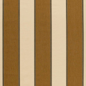 Lambeth Stripe Mocha & Almond 3372021 by Schumacher Fabric