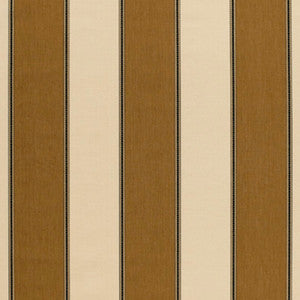 Lambeth Stripe Mocha & Almond 3372021 by Schumacher Fabric