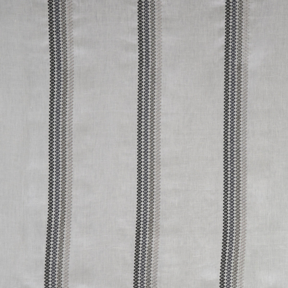 Sashiko Charcoal by Kravet Couture Designer Fabric MODERN COLORS-SOJOURN COLLECTION LINEN - 80%;VISCOSE - 20% India Horizontal: 9 and Vertical: 50 - Swanky Fabrics -