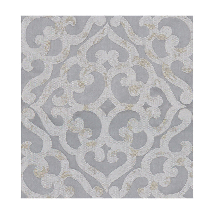 Kurrajong Silver by Kravet Design Designer Fabric CANDICE OLSON COLLECTION VISCOSE - 58%;POLYESTER - 22%;ACRYLIC - 20% India LIGHT Horizontal: 18.5 and Vertical: 20.5 54 - Swanky Fabrics -
