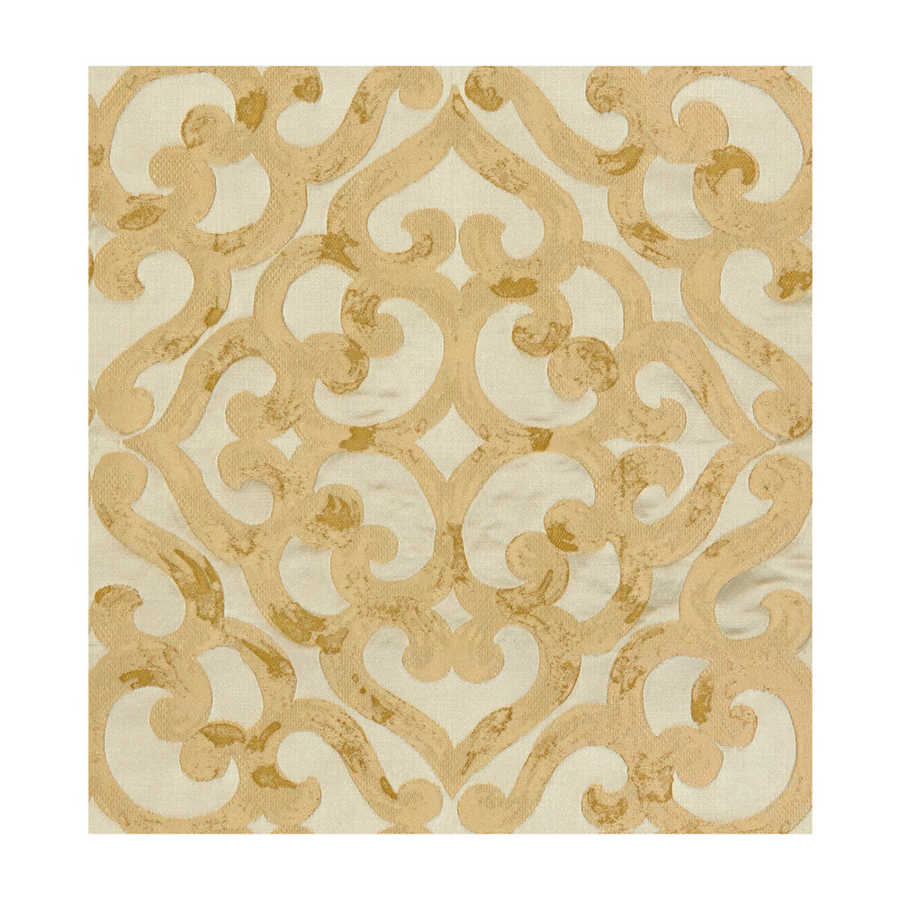 Kurrajong Gold by Kravet Design Designer Fabric CANDICE OLSON COLLECTION VISCOSE - 58%;POLYESTER - 22%;ACRYLIC - 20% India LIGHT Horizontal: 18.5 and Vertical: 20.5 54 - Swanky Fabrics -
