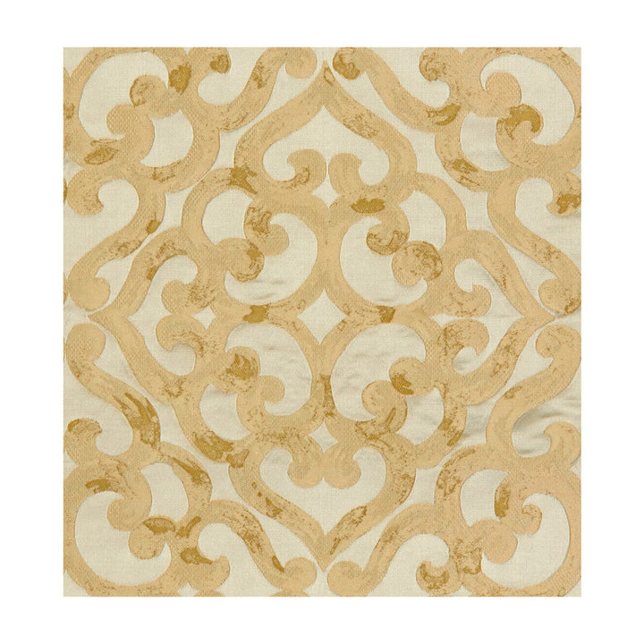Kurrajong Gold by Kravet Design Designer Fabric CANDICE OLSON COLLECTION VISCOSE - 58%;POLYESTER - 22%;ACRYLIC - 20% India LIGHT Horizontal: 18.5 and Vertical: 20.5 54 - Swanky Fabrics -