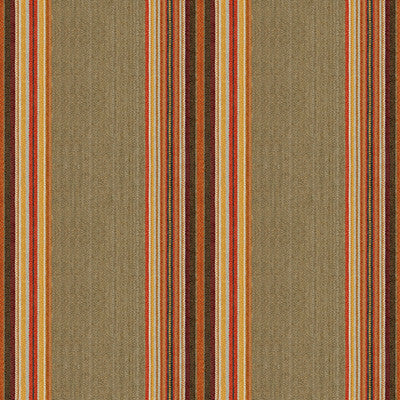 Gaban Stripe Yam by Kravet Design Fabric