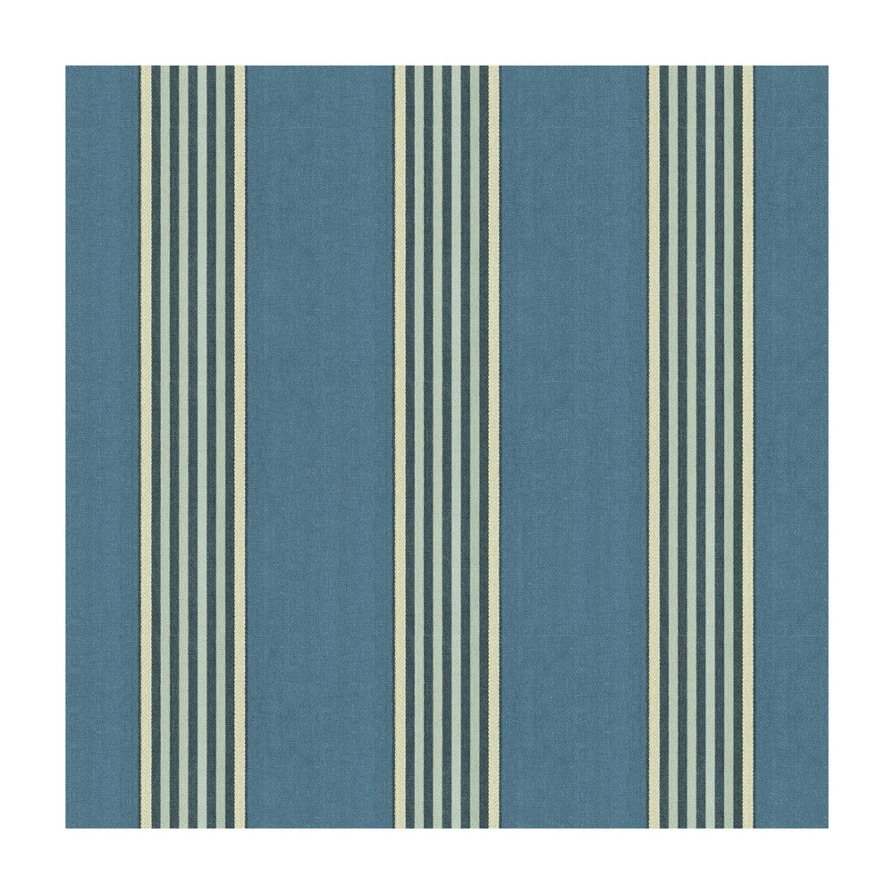 Mesud Indigo by Kravet Design Fabric CONSTANTINOPLE COTTON - 100% India MEDIUM Horizontal: 7 and Vertical: 54 - Fabric Carolina -