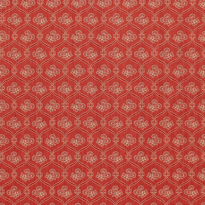 Ashley Lattice Coral 3390043 by Schumacher Designer Fabric CHROMA COTTON 73% VISCOSE 27% ITALY WYZENBEEK 12,000 </p><p>Repeat: Horizontal: 2 1/4" (6CM) and Vertical: 3 1/4" (8CM) 54 - Swanky Fabrics -