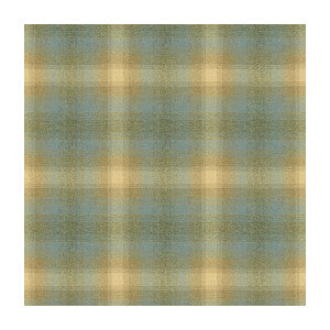 Toboggan Plaid Silver Blue by Kravet Couture Fabric