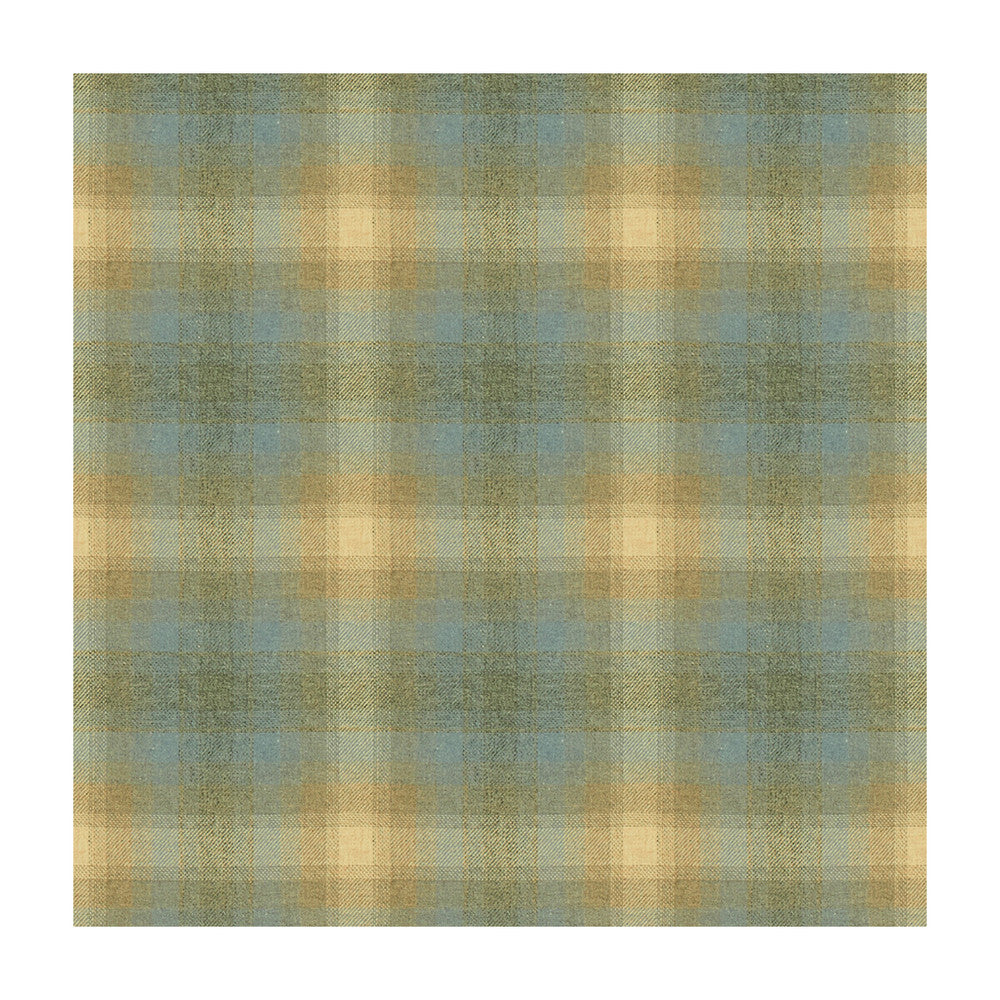 Toboggan Plaid Silver Blue by Kravet Couture Fabric BARBARA BARRY CHALET MERINO WOOL - 100% United Kingdom MEDIUM Horizontal: 11 and Vertical: 11.5 58 - Fabric Carolina -