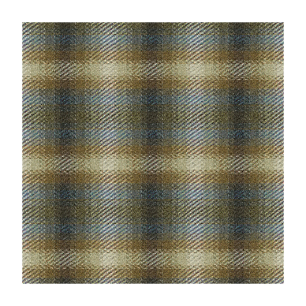 Toboggan Plaid Bluejay by Kravet Couture Fabric BARBARA BARRY CHALET MERINO WOOL - 100% United Kingdom MEDIUM Horizontal: 11 and Vertical: 11.5 58 - Fabric Carolina -