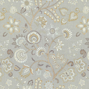 Corvara Silver Grey by Kravet Couture Fabric