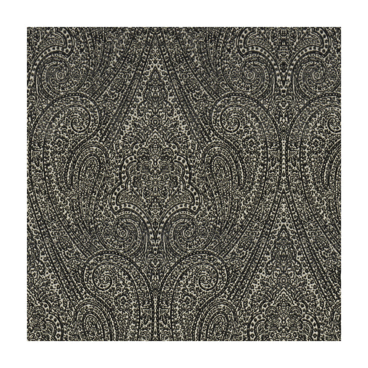 Paisley Plush Flint by Kravet Couture Fabric MODERN LUXE II VISCOSE - 59%;COTTON - 41% India HEAVY Horizontal: 27 and Vertical: 32 54 - Fabric Carolina -