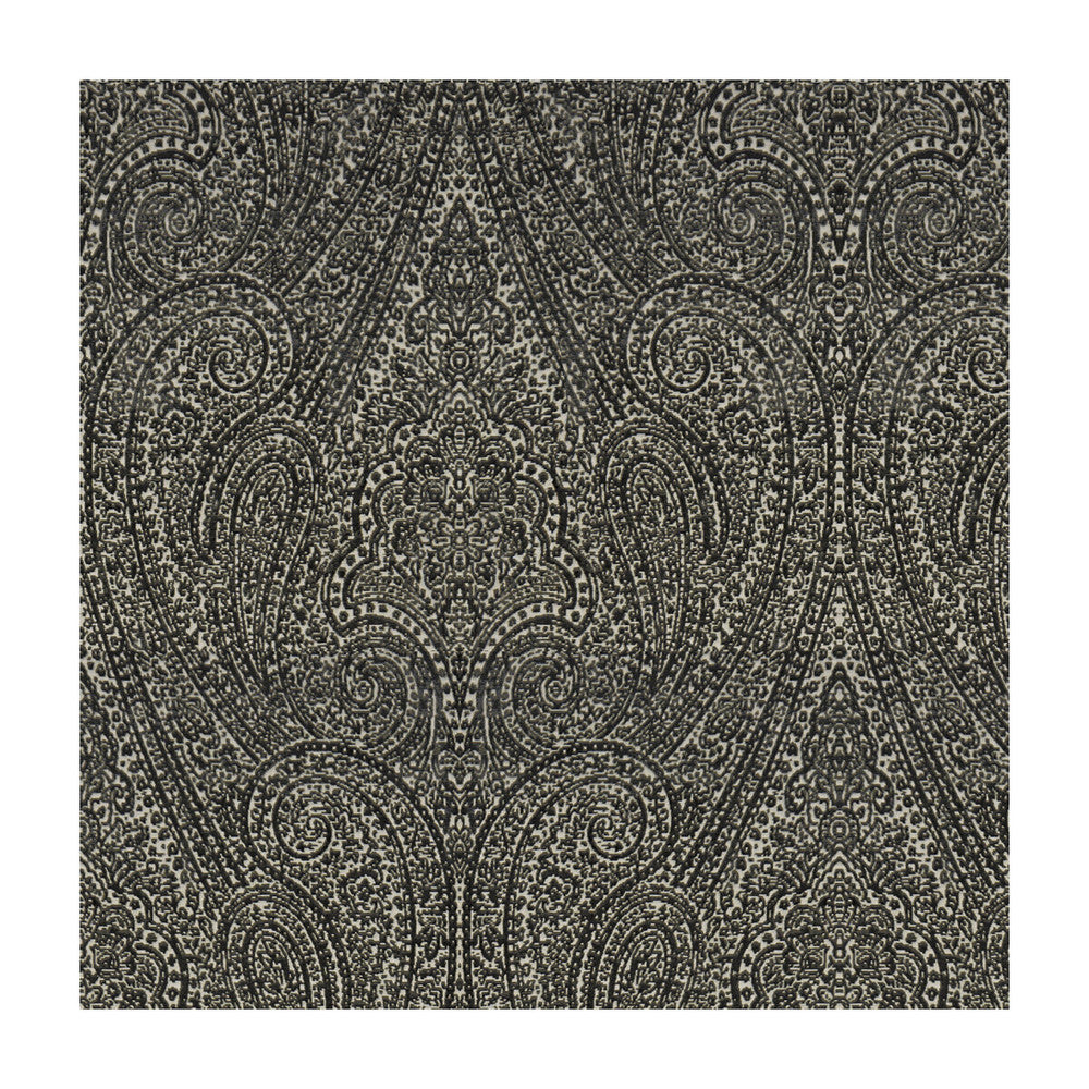 Paisley Plush Flint by Kravet Couture Fabric Kravet Couture Fabric Paisley Plush FlintFabric MODERN LUXE II VISCOSE - 59%;COTTON - 41% India </p><p>Repeat: H: 27, V: 32 54 - Fabric Carolina -