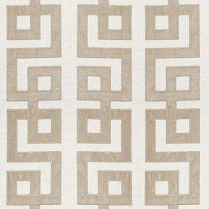 Modern Applique Stone by Kravet Couture Fabric