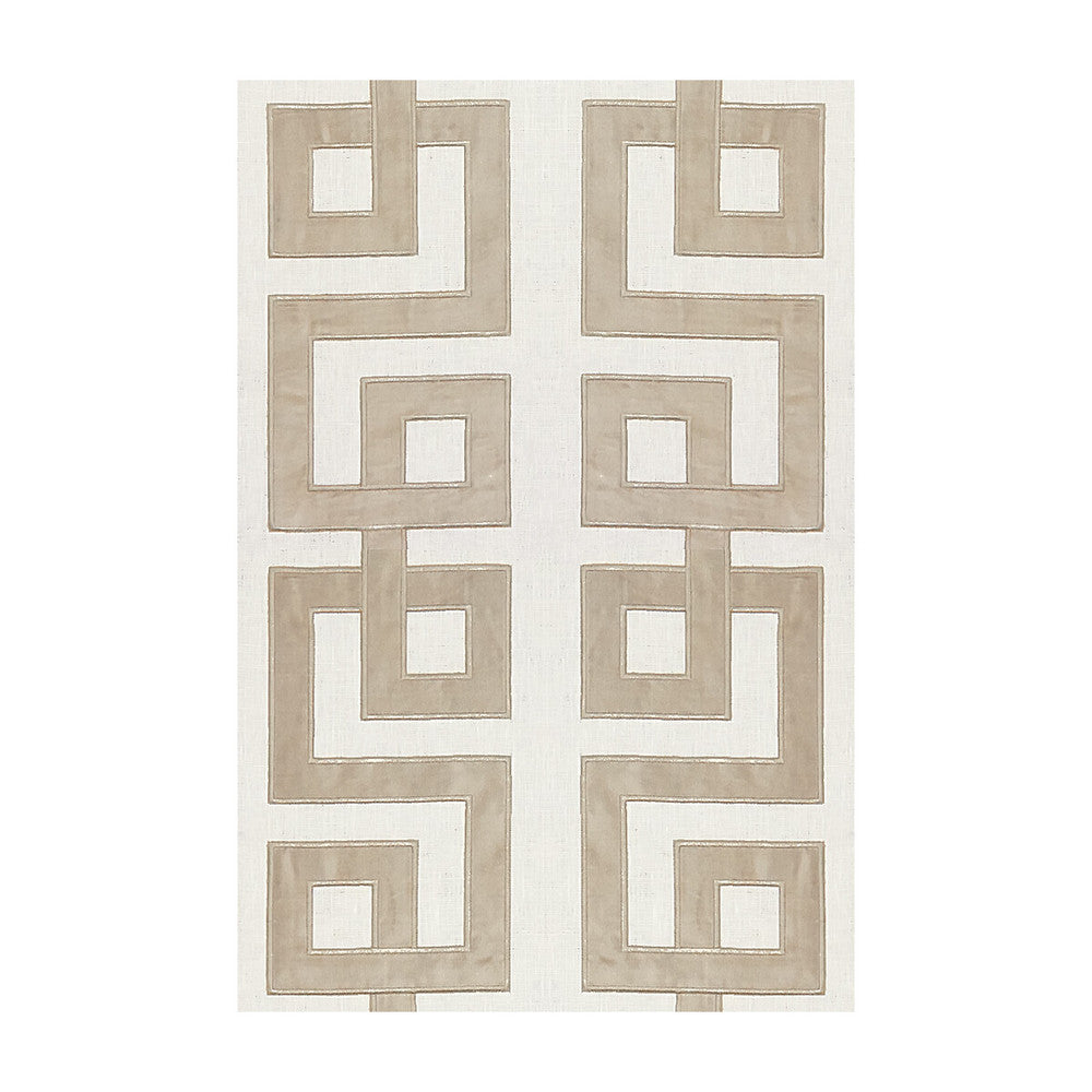 Modern Applique Stone by Kravet Couture Fabric MODERN LUXE II LINEN - 56%;COTTON - 22%;VISCOSE - 22% India LIGHT Horizontal: 17.3 and Vertical: 25.3 50 - Fabric Carolina -