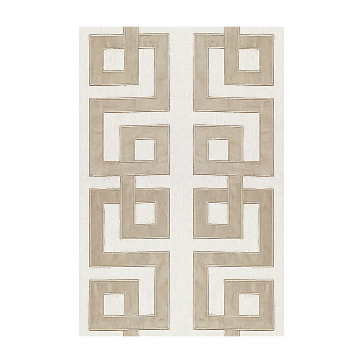 Modern Applique Stone by Kravet Couture Fabric MODERN LUXE II LINEN - 56%;COTTON - 22%;VISCOSE - 22% India LIGHT Horizontal: 17.3 and Vertical: 25.3 50 - Fabric Carolina -