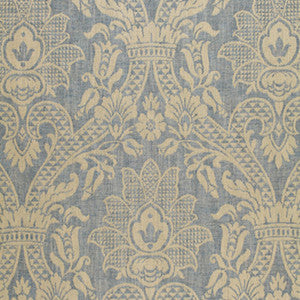 Sheffield Damask Wedgewood 3398001 by Schumacher Fabric