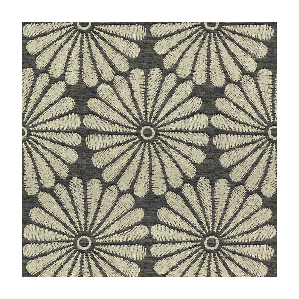 A Go Go India Ink by Kravet Couture Fabric MODERN LUXE II COTTON - 66%;SILK - 22%;LINEN - 12% India Horizontal: 9 and Vertical: 16.5 54 - Fabric Carolina -