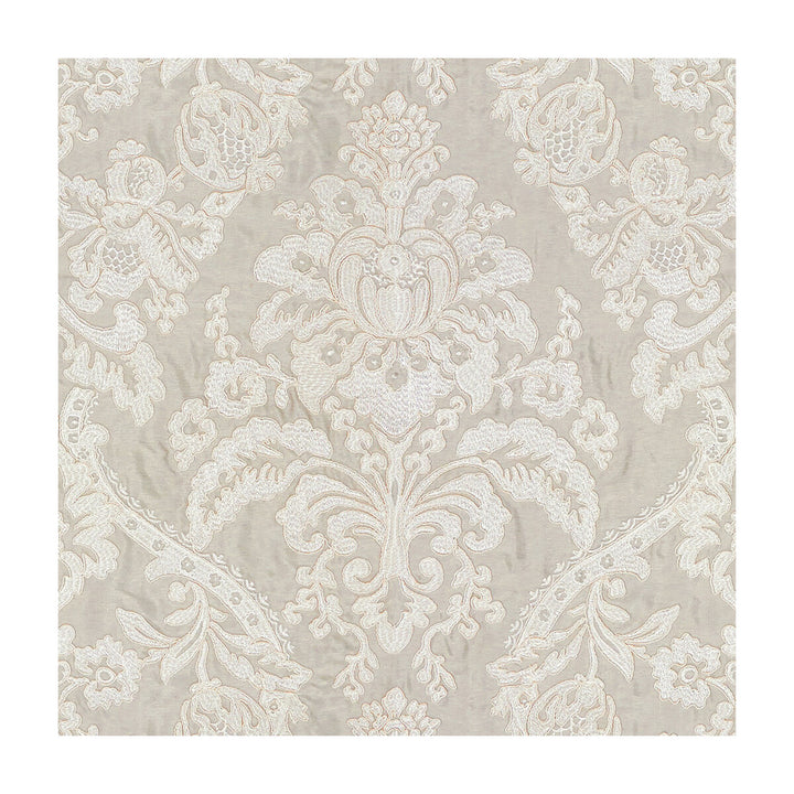 Modern Baroque Dove by Kravet Couture Fabric MODERN LUXE II VISCOSE - 94%;SILK - 6% India LIGHT Horizontal: 25.5 and Vertical: 22 51 - Fabric Carolina -