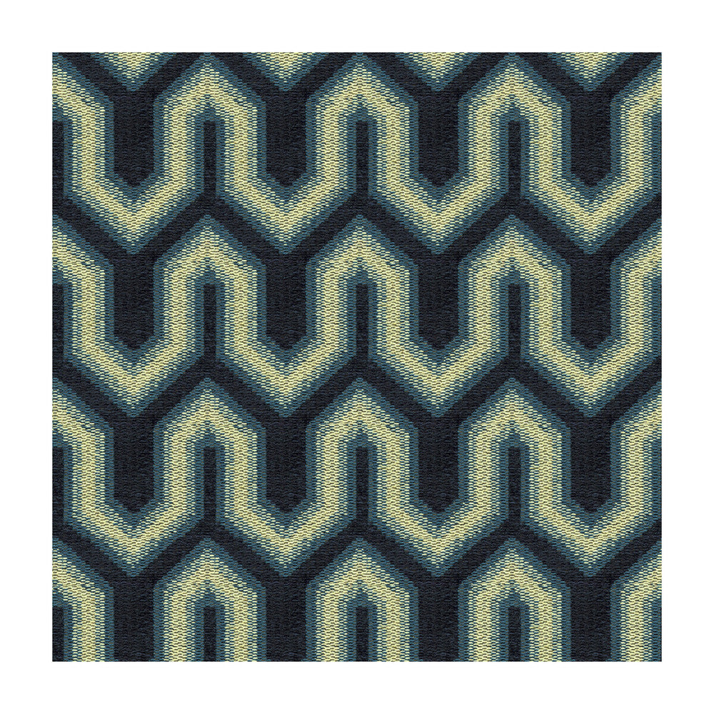 34034-516 by Kravet Design Designer Fabric INDIGO VISCOSE - 52%;LINEN - 24%;POLYESTER - 18%;COTTON - 6% Italy HEAVY Horizontal: 5 and Vertical: 5 55 - Swanky Fabrics -