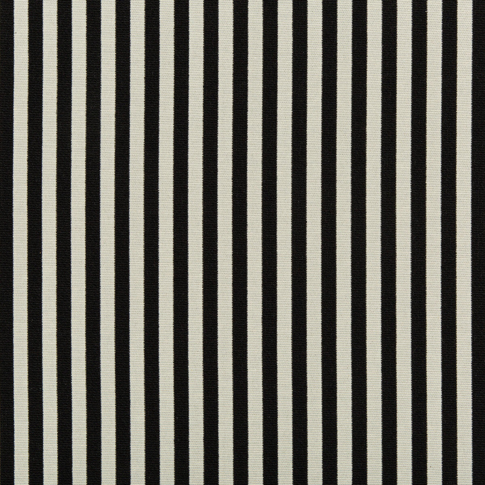 Grosgrain Black by Kravet Design Designer Fabric KATE SPADE CURIOSITIES COTTON - 68%;POLYESTER - 32% Turkey HEAVY Horizontal: and Vertical: 54.5 - Swanky Fabrics -