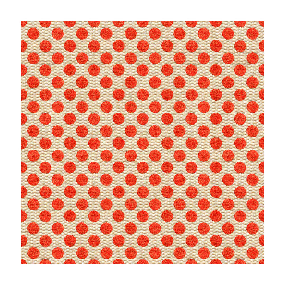 Posie Dot Hot Coral by Kravet Design Fabric Kravet Design Fabric Posie Dot Hot CoralFabric KATE SPADE CLASSICS VISCOSE - 59%;COTTON - 21%;POLYESTER - 20% Turkey </p><p>Repeat: H: 1.5, V: 54 - Fabric Carolina -
