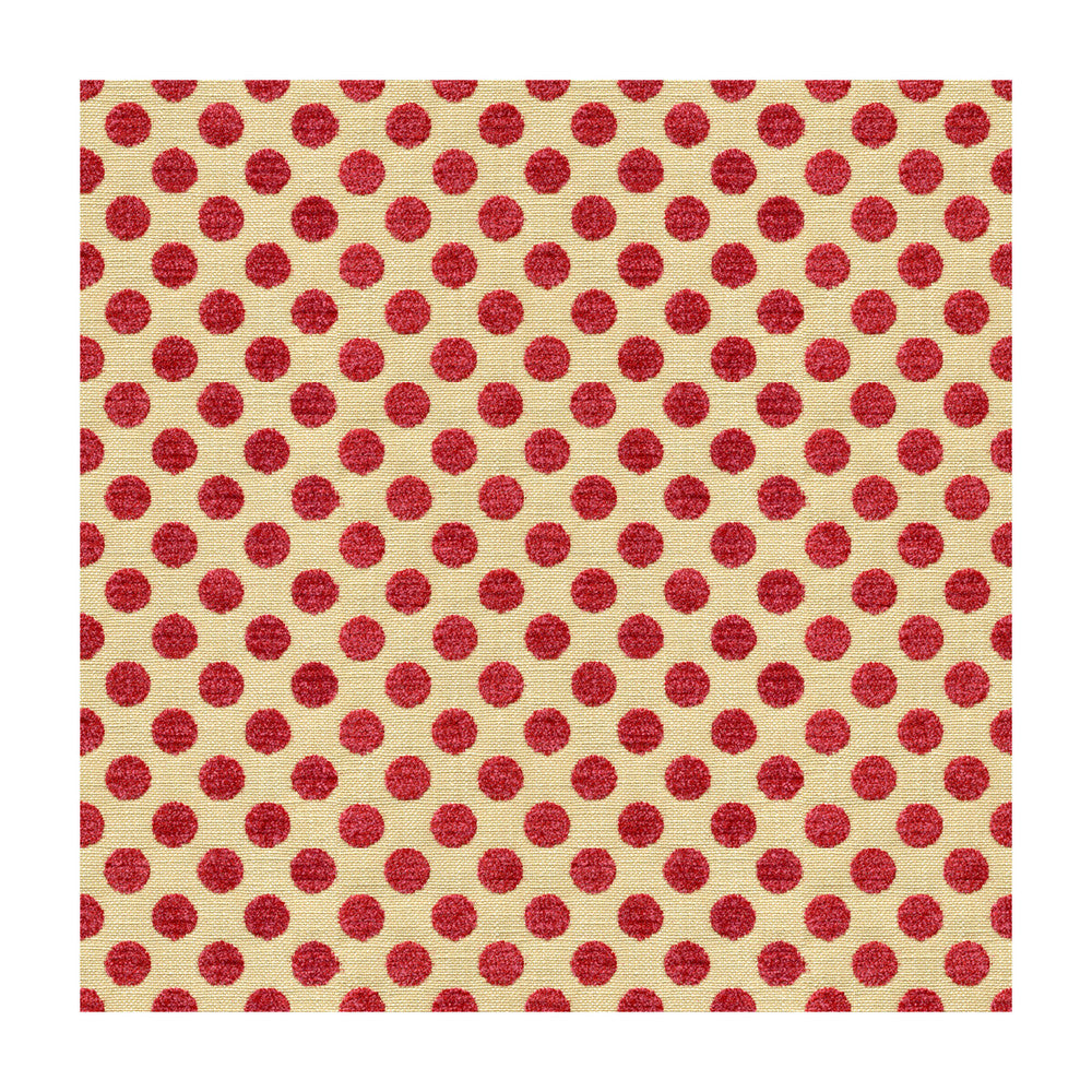 Posie Dot Lipstick by Kravet Design Designer Fabric KATE SPADE CLASSICS VISCOSE - 59%;COTTON - 21%;POLYESTER - 20% Turkey MEDIUM Horizontal: 1.5 and Vertical: 54 - Swanky Fabrics -