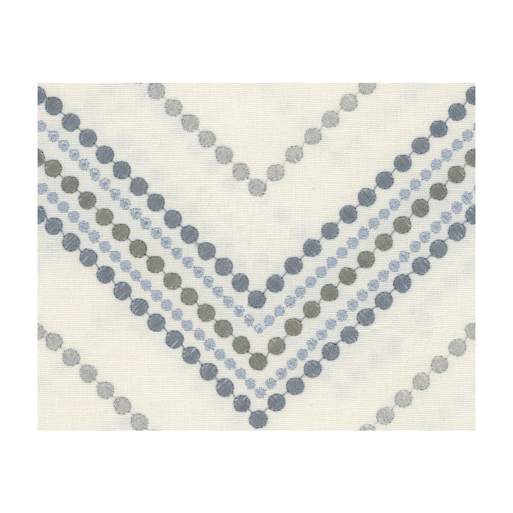 Azariah Vapor by Kravet Design Fabric CANDICE OLSON COLLECTION COTTON - 75%;VISCOSE - 20%;ZARI - 5% India MEDIUM Horizontal: 6.5 and Vertical: 5 51 - Fabric Carolina -