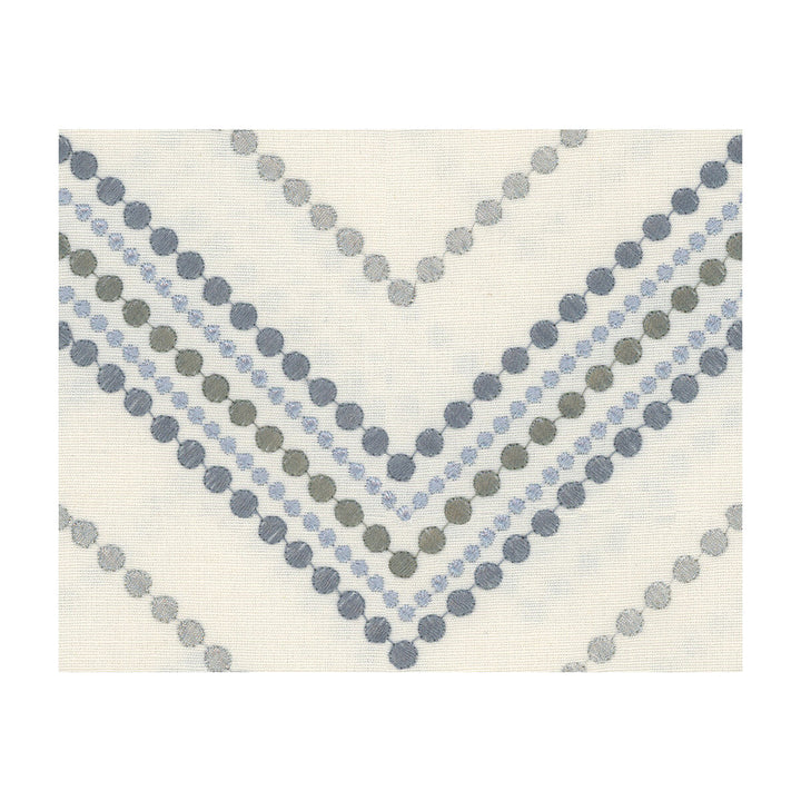 Azariah Vapor by Kravet Design Designer Fabric CANDICE OLSON COLLECTION COTTON - 75%;VISCOSE - 20%;ZARI - 5% India MEDIUM Horizontal: 6.5 and Vertical: 5 51 - Swanky Fabrics -