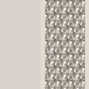 Vasili Light Grey Optical Stripe Wallpaper by Eijffinger