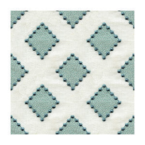 Diamondots Turquoise by Kravet Basics Fabric
