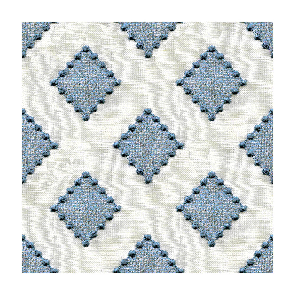 Diamondots Indigo by Kravet Basics Fabric Kravet Basics Fabric Diamondots IndigoFabric SARAH RICHARDSON HARMONY LINEN - 60%;COTTON - 40% India </p><p>Repeat: H: 3, V: 3 51.5 - Fabric Carolina -