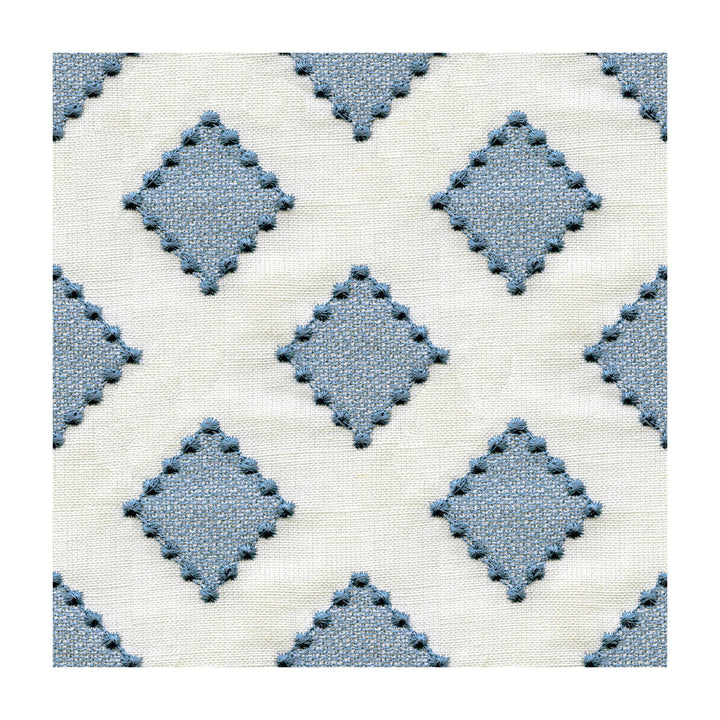 Diamondots Indigo by Kravet Basics Fabric Kravet Basics Fabric Diamondots IndigoFabric SARAH RICHARDSON HARMONY LINEN - 60%;COTTON - 40% India </p><p>Repeat: H: 3, V: 3 51.5 - Fabric Carolina -