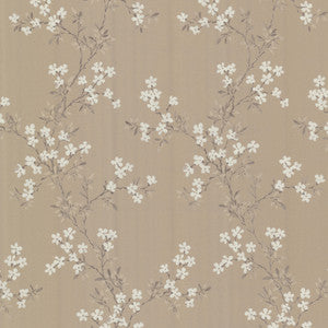 Altha Brown Jasmine Trail Wallpaper by Beacon House