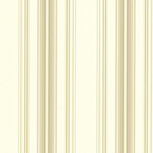 Lenna Beige Jasmine Stripe Wallpaper by Beacon House
