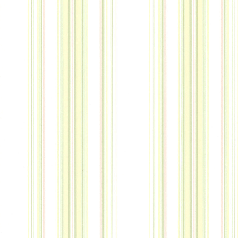 Lenna Yellow Jasmine Stripe Wallpaper by Beacon House Claremont Covers about 56.4 square feet 20.5-in by 33-ft long roll Unpasted 0 - Fabric Carolina -