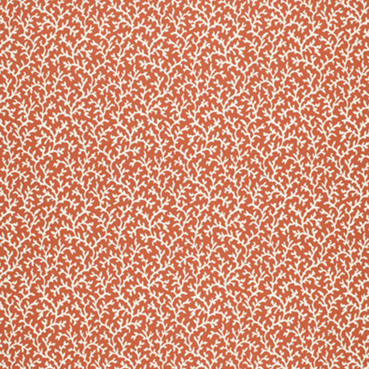 Biscay Coral 3442000 by Schumacher Fabric CHROMA COTTON 50% POLYESTER 50% CHILE WYZENBEEK 30,000 </p><p>Repeat: Horizontal: 6 3/4" (17CM) and Vertical: 13" (33CM) 54 - Fabric Carolina -