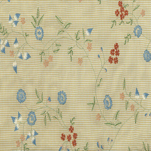 Elliston Floral Embroidery Sun Porch 3446001 by Schumacher Fabric
