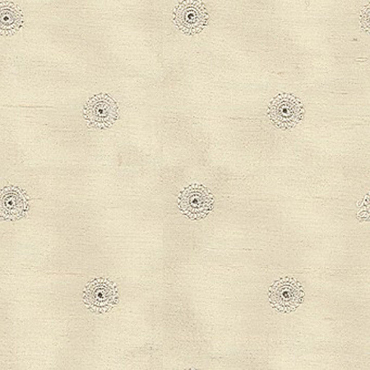 Lucille Dot Embroidery Ivory 3448000 by Schumacher Fabric KEMPTON HOUSE S06 See Sample CHINA LIGHT DUTY </p><p>Repeat: Horizontal: 1 1/8" (3CM) and Vertical: 2 1/4" (6CM) 51" WIDE (130CM) - Fabric Carolina -