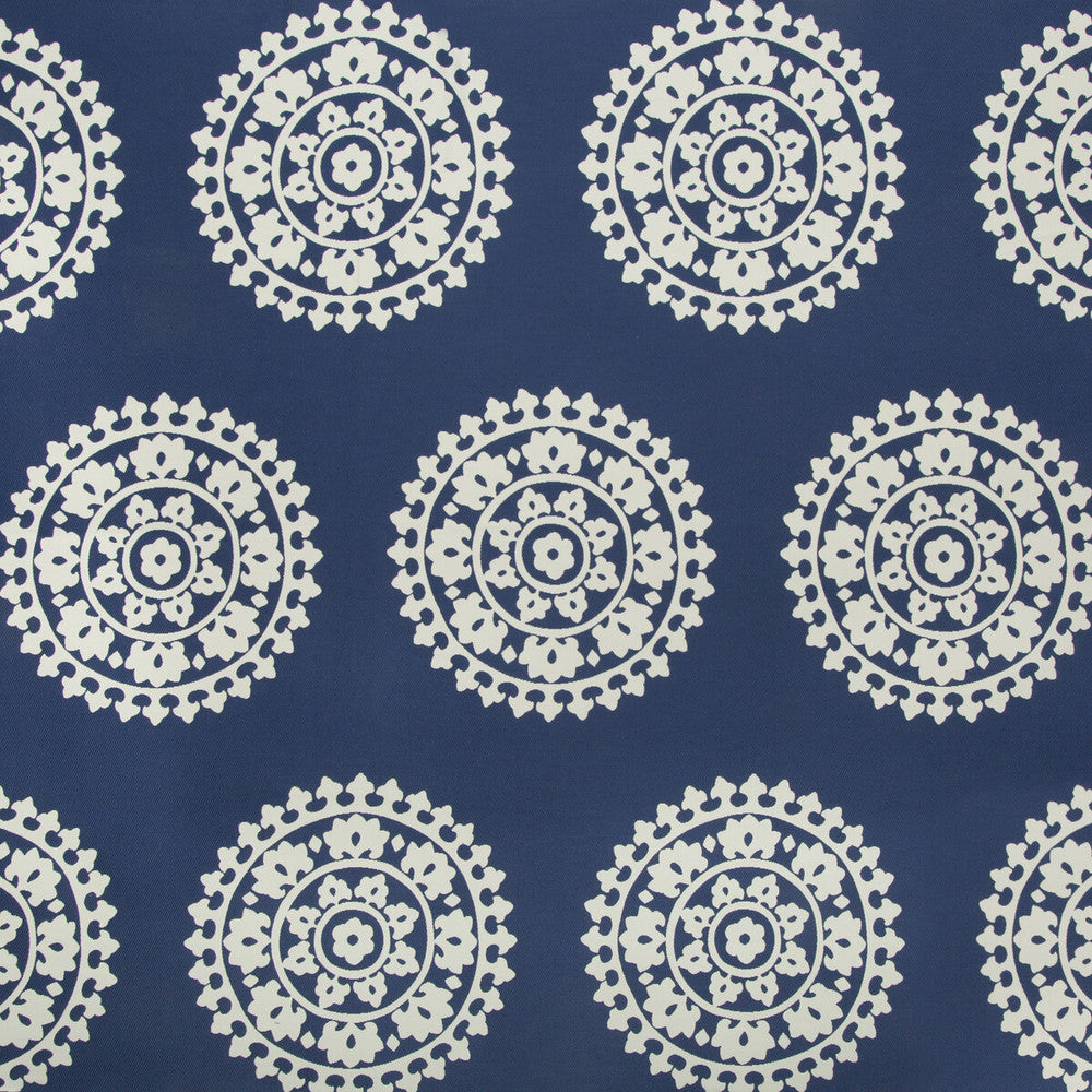 Mimar Cobalt by Kravet Design Fabric ECHO INDOOR OUTDOOR IBIZA POLYOLEFIN - 100% United States HEAVY Horizontal: 13.5 and Vertical: 27.5 54 - Fabric Carolina -