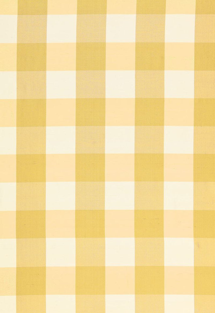 Montgomery Silk Plaid Sunrise 3455000 by Schumacher Fabric COLLECTION-NAME-TBA-3455000 100% Silk Wyzenbeek 7,000 Horizontal: 7.5 and Vertical: 7.5 53 - Fabric Carolina -