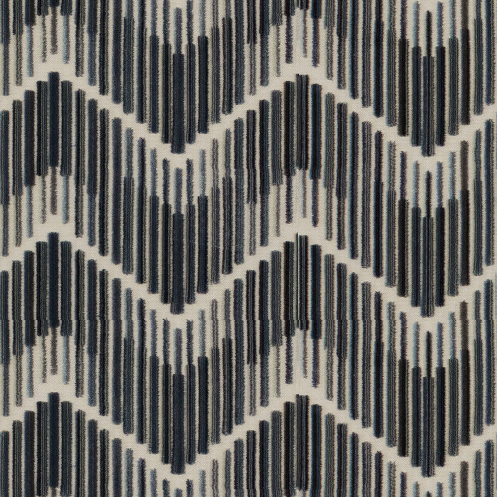 Highs And Lows Steel by Kravet Couture Fabric ARTISAN VELVETS VISCOSE - 83%;POLYESTER - 17% Italy HEAVY Horizontal: 7 and Vertical: 4.5 55 - Fabric Carolina -