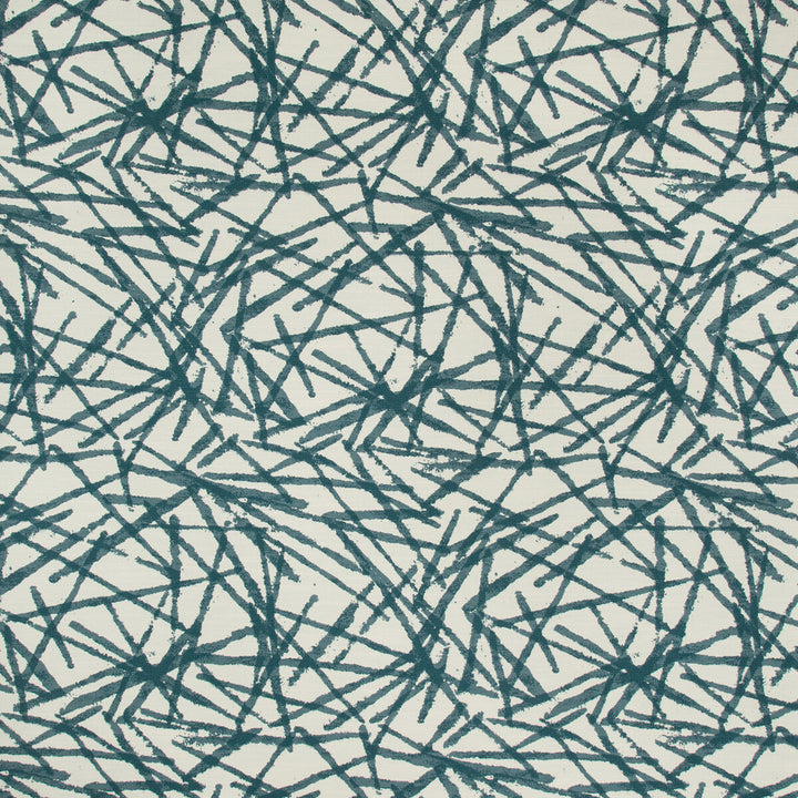 Strobelite Teal by Kravet Design Fabric COTTON - 55%;POLYESTER - 45% United States HEAVY Horizontal: 29 and Vertical: 33.5 57.5 - Fabric Carolina -