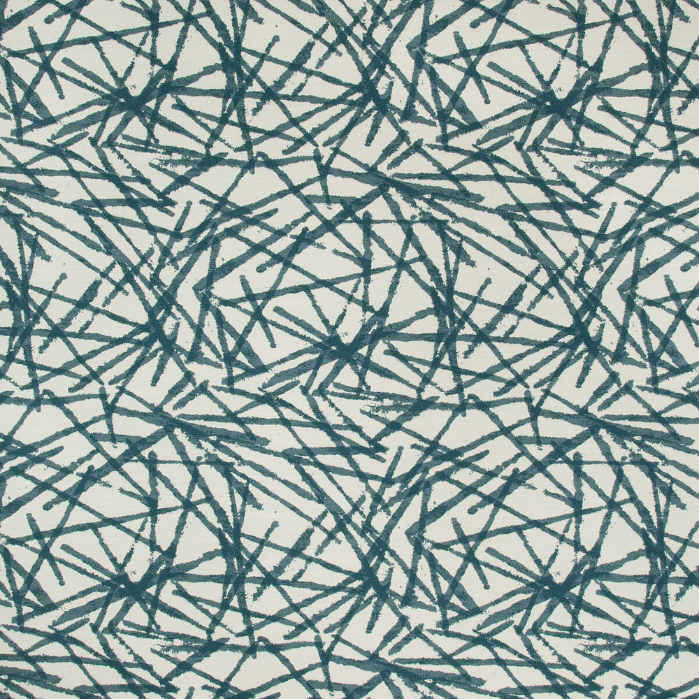 Strobelite Teal by Kravet Design Fabric - COTTON - 55%;POLYESTER - 45% United States HEAVY Horizontal: 29 and Vertical: 33.5 57.5 - Fabric Carolina -