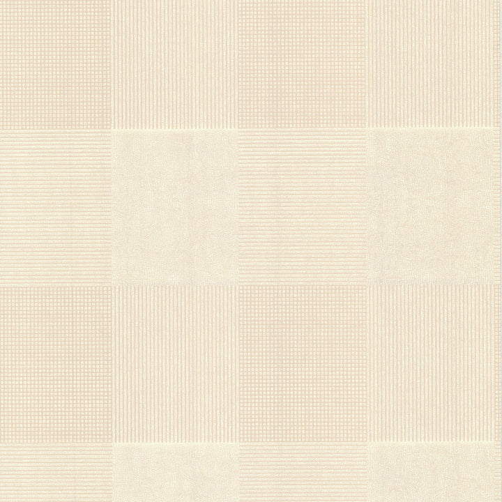 Gates Beige Textured Tile Wallpaper by Brewster Kitchen & Bath Resource III Covers about 56.4 square feet 20.5-in by 33-ft long roll Prepasted 12.6 - Fabric Carolina -