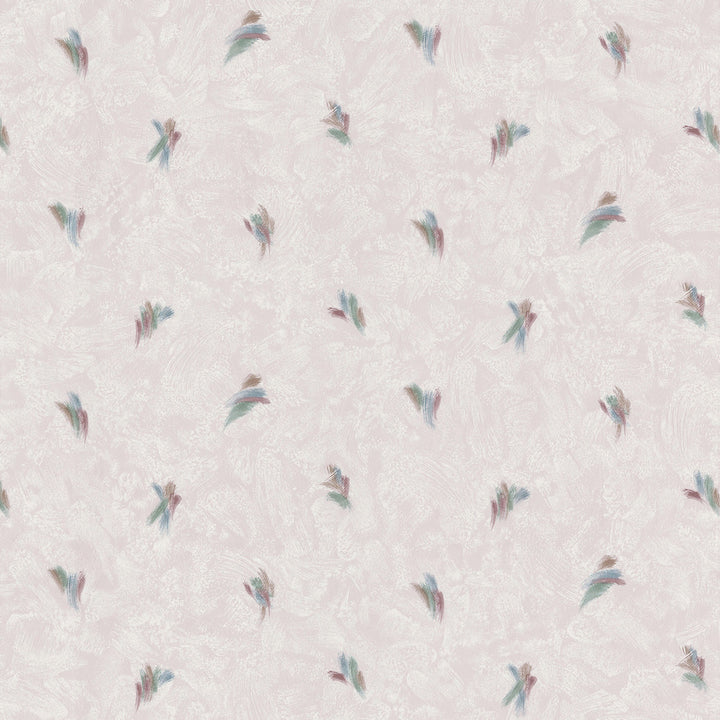Gibson Blue Brushstrokes Texture Wallpaper by Brewster Kitchen & Bath Resource III Covers about 56.4 square feet 20.5-in by 33-ft long roll Prepasted 10.8 - Fabric Carolina -