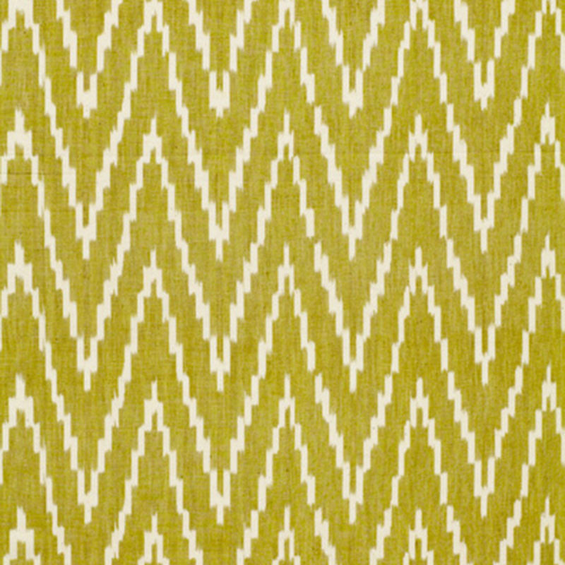 Kasari Ikat Palm 3470004 by Schumacher Designer Fabric CHROMA SP14 See Sample INDIA MEDIUM DUTY </p><p>Repeat: Horizontal: 4 1/2" (11CM) and Vertical: 4 7/8" (12CM) 52" WIDE (132 CM) - Swanky Fabrics -