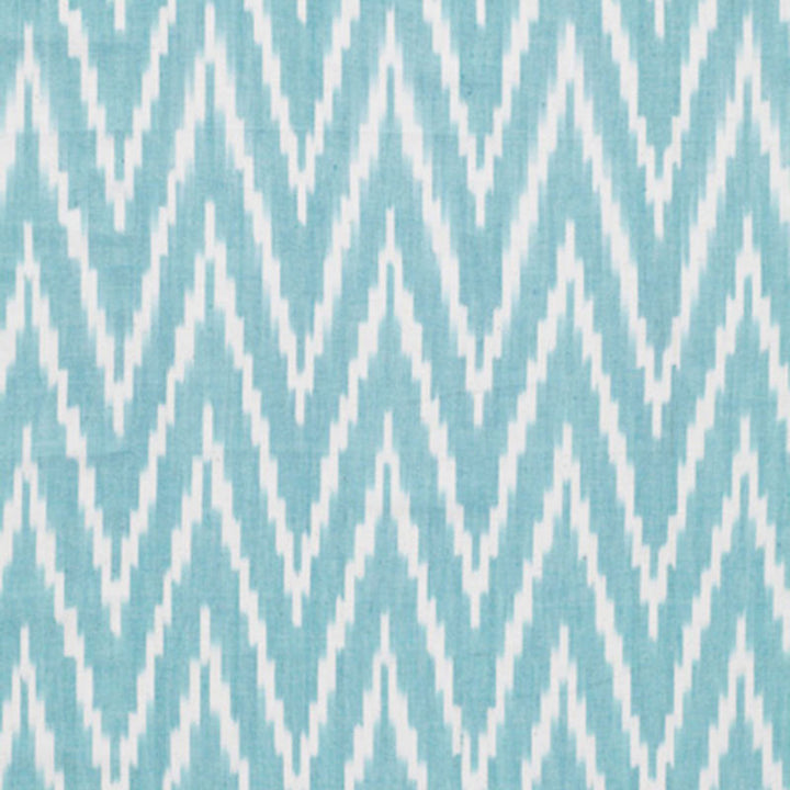 Kasari Ikat Turquoise 3470005 by Schumacher Fabric CHROMA SP14 See Sample INDIA MEDIUM DUTY </p><p>Repeat: Horizontal: 4 1/2" (11CM) and Vertical: 4 7/8" (12CM) 52" WIDE (132 CM) - Fabric Carolina -